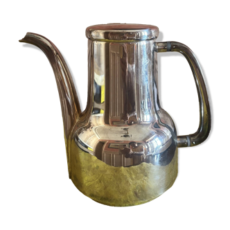 cafetière métal argenté