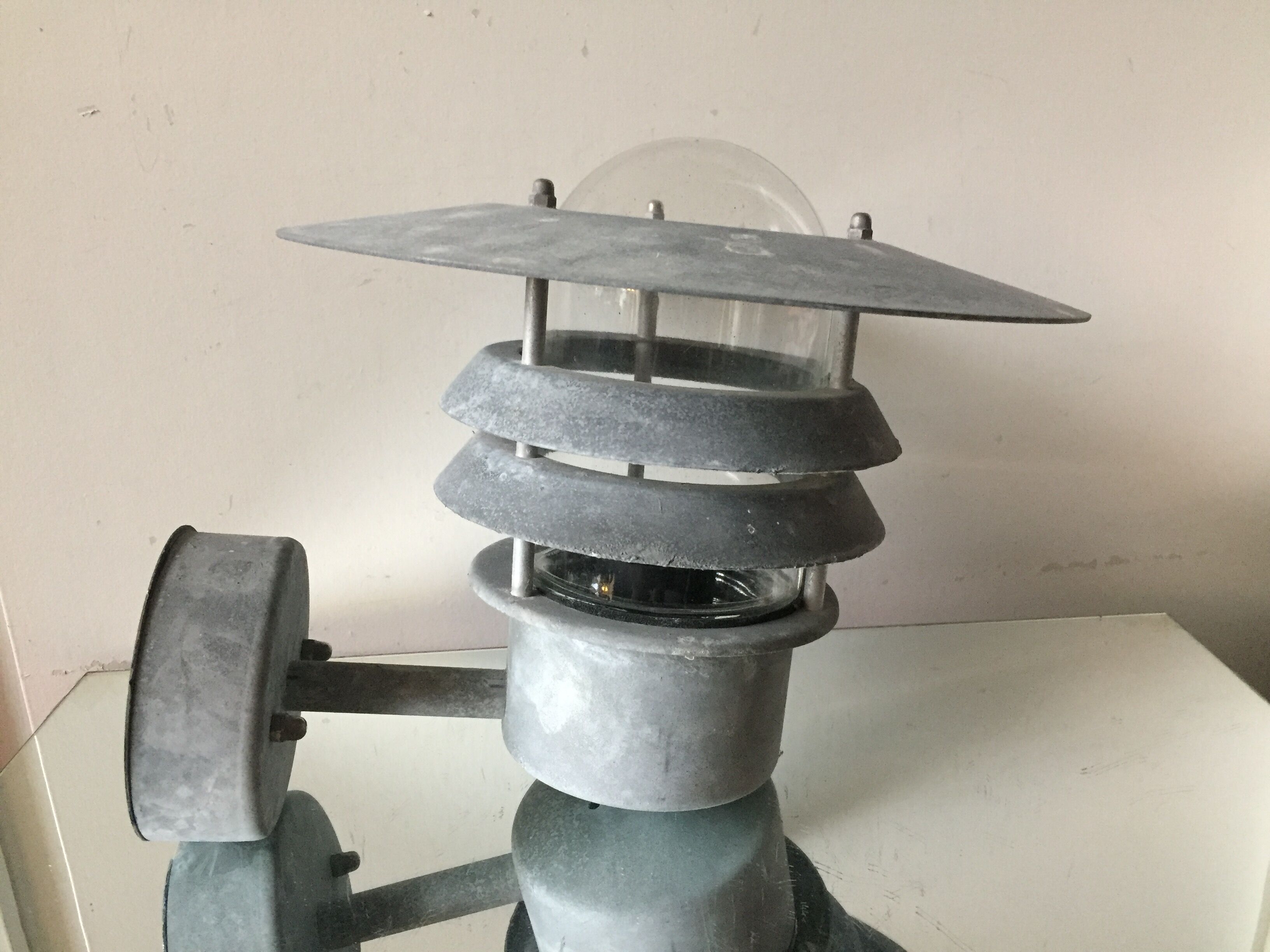 Classic danish outdoor wall lamp