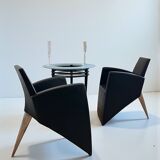 "J" armchairs by Philippe Starck for Aleph, 1989, set of 2