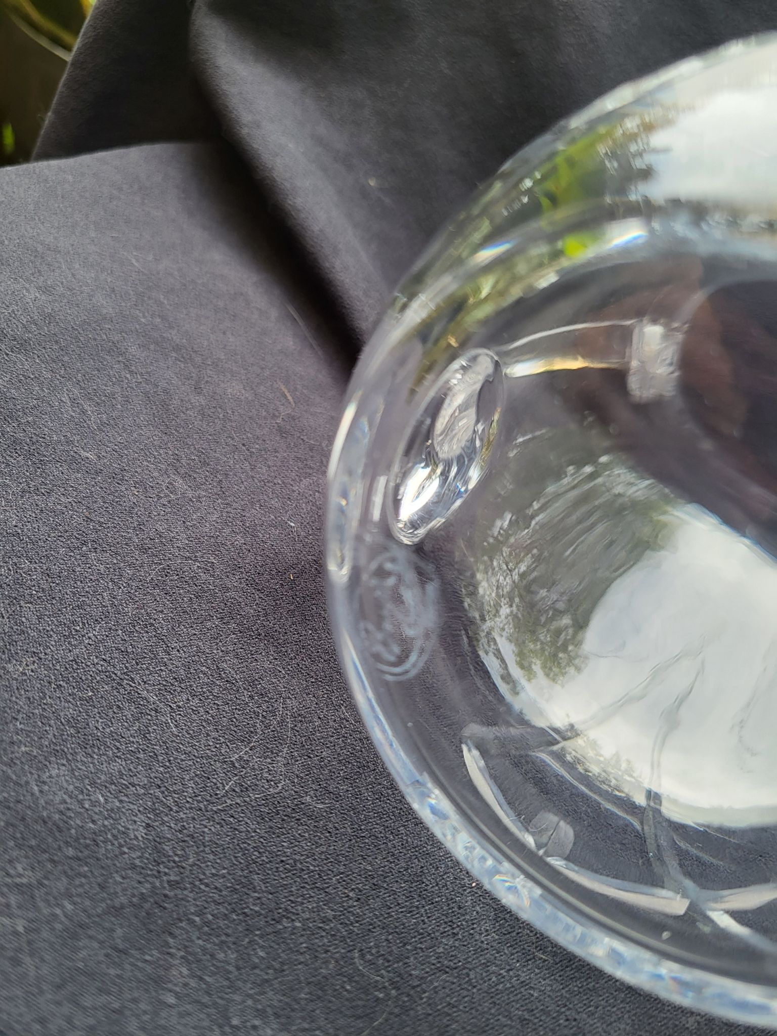 Cruche en cristal de Bayel, royale de Champagne