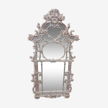 Regency style mirror, vintage, 1970s