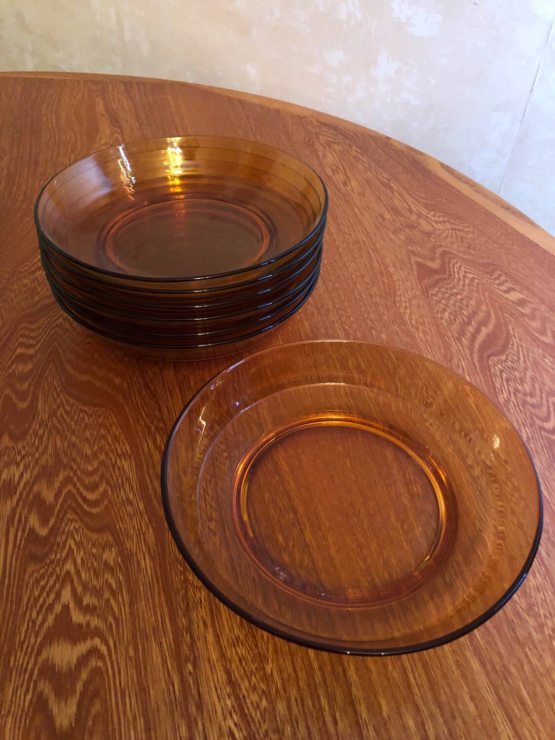 Ensemble 7 assiettes creuses Vereco