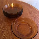 Set of 7 Vereco soup plates