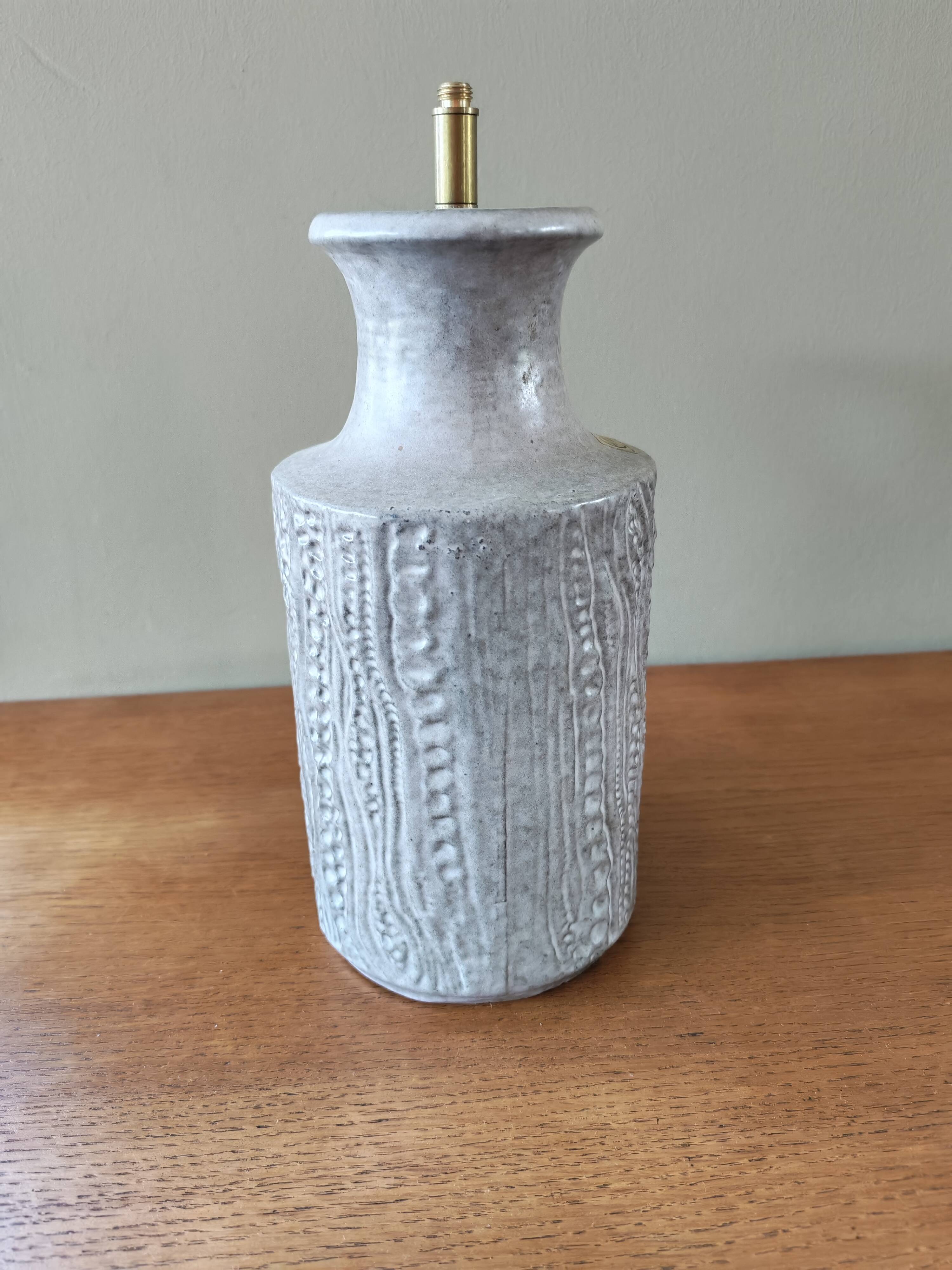 Vintage ceramic lamp base or vase