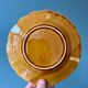 Series of 6 Sarreguemines slip plates