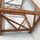 Vintage coffee table in real bamboo and glass 60/70