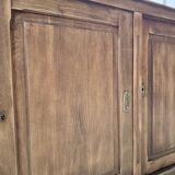 XL oak workshop sideboard with sliding doors from 1900