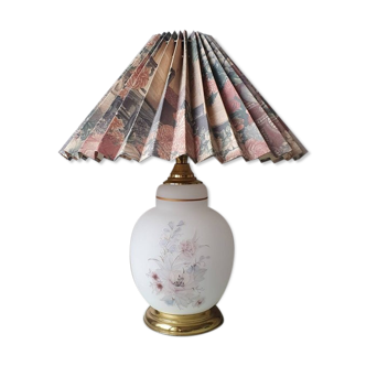 Vintage glass lamp 80s, Italian design