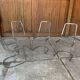 Lot de 4 chaises cantilever chromées argentées par Gastone Rinaldi, Italie années 1970