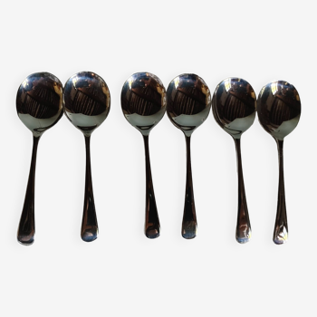 6 butler epns a england fruit or ice cream spoons