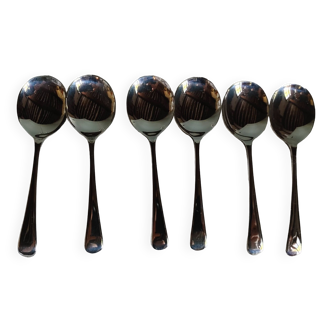 6 butler epns a england fruit or ice cream spoons