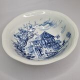 Earthenware vegetable with blue décor Gien Wedgwood