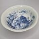 Earthenware vegetable with blue décor Gien Wedgwood