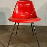 Original Herman Miller Fiberglass Eames DSX Chairs Low Back Rare First Edition International Furniture Label