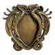 Cadre photo en bronze art nouveau