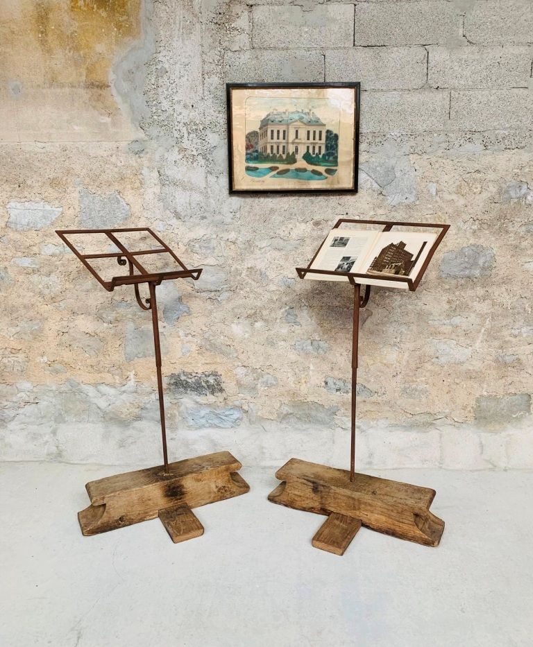 Ancient church lecterns reading pulpit 18th - 17th