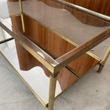 Table basse double plateau