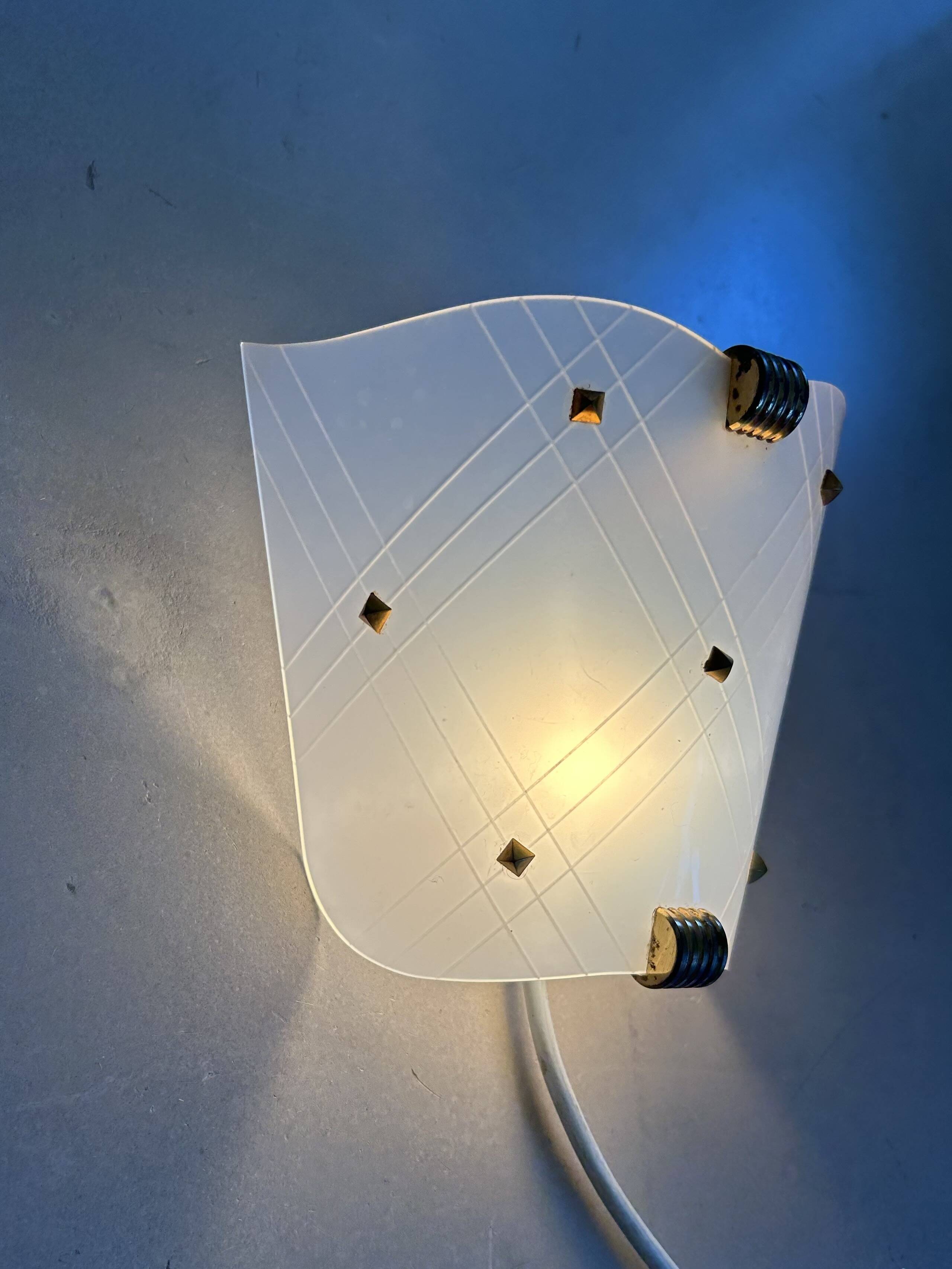 Vintage Arlus wall light in puzzlement