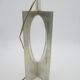 Lamp brass nickel-plated chrome year 70
