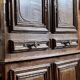 Louis XIII period cabinet in solid oak