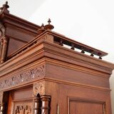 Armoire éclectique en chêne, design allemand, entre-deux-guerres, production : Allemagne