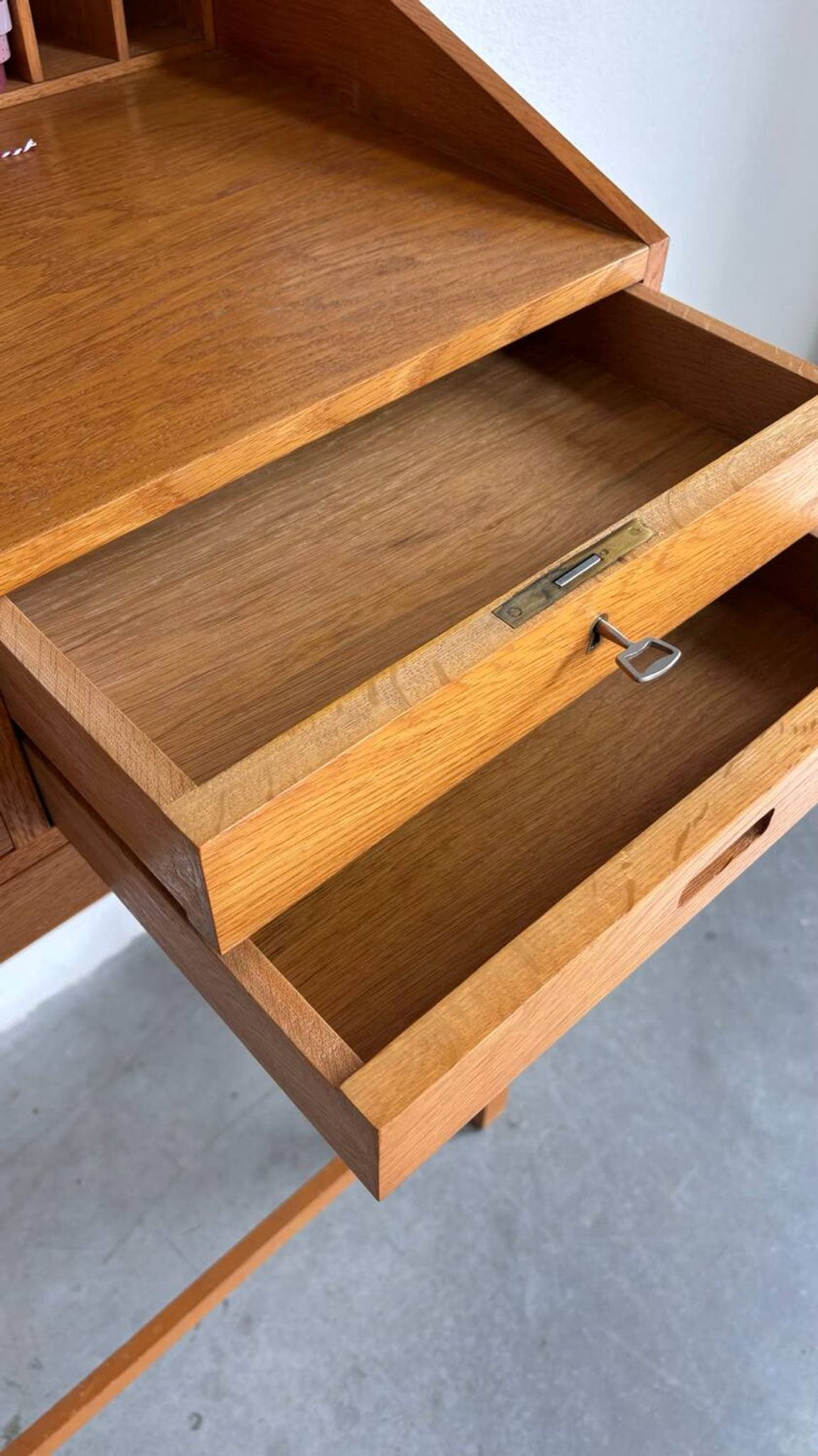 Vintage lectern desk oak