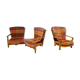 Bench seat and armchair of Guillerme and Chambron