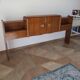 Headboard – console – sideboard – art deco – 2 doors – 2 niches in solid walnut e