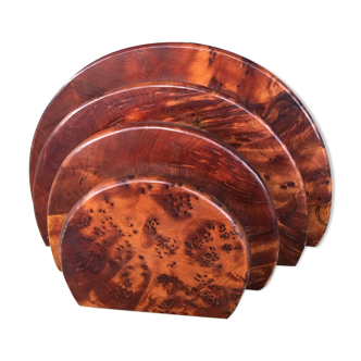 Door art deco walnut bramble