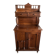 Antique kitchen furniture with built-in coal scuttle.