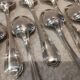 12 silver-plated soup spoons, Christofle goldsmith, Spatours model