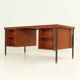 Teak desk by Peter Hvidt and Orla Mølgaard for Søborg, Denmark