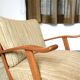 Ensemble de 2 fauteuils des années 50 de style mid-century de Wilhelm Knoll, Allemagne.