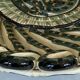Large woven and twisted ceramic basket, Fase, Vallauris