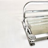 Art deco mirror coat rack