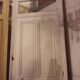 Haussmannian door 83x219 with old glazed transom frame 100x310 interior