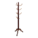 Porte-manteau ou chapeau vintage en bois sur trépied