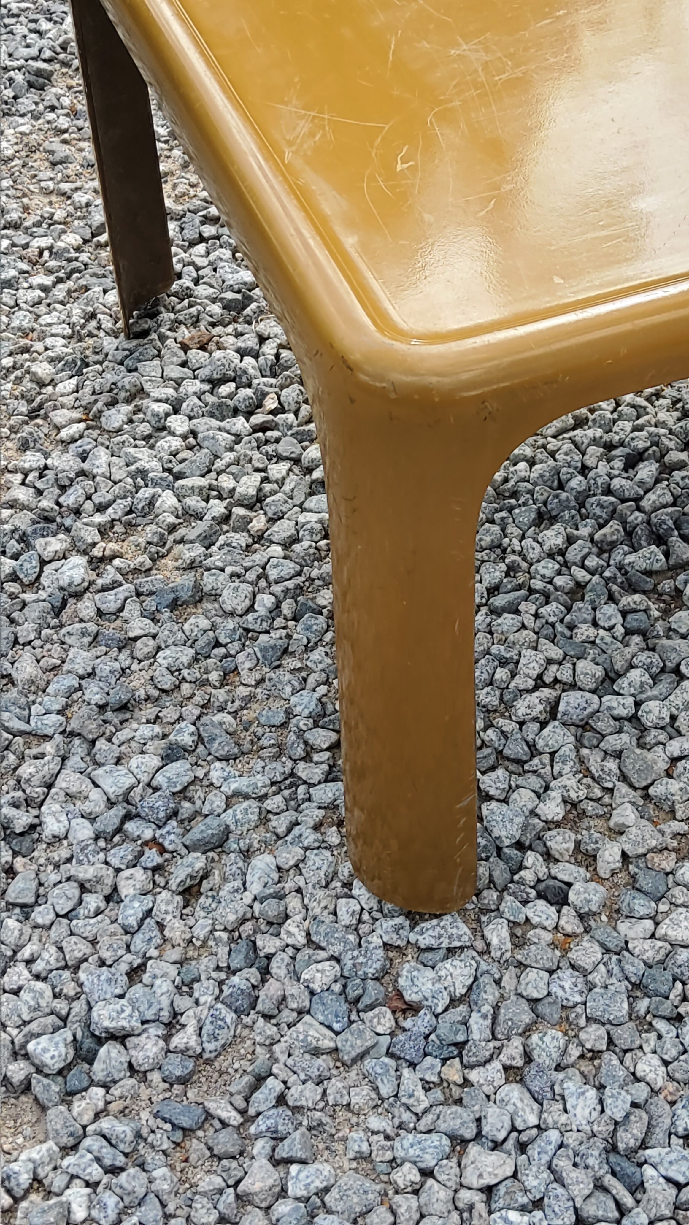 70s fiberglass coffee table