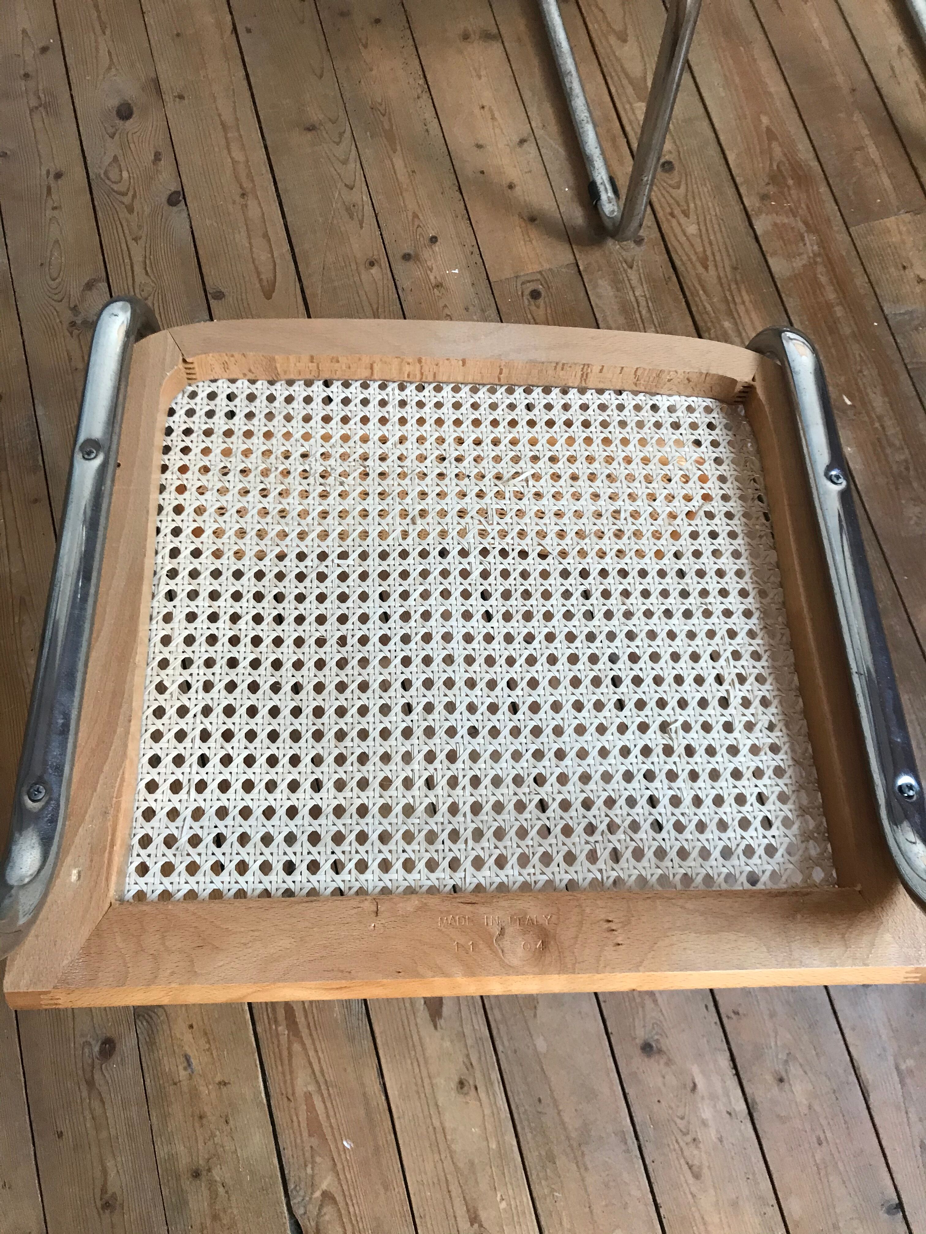 2 chairs Cesca B32 BY Marcel Breuer