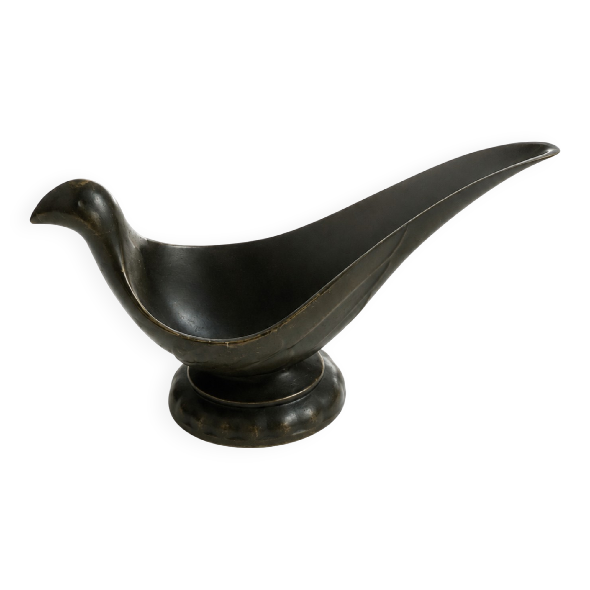 Repose pipe Just Andersen "Disko Metal" Art Deco, 1930
