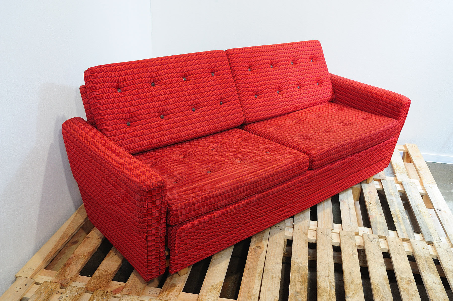 Ensemble de salon vintage bloc de l’Est, Tchécoslovaquie, années 1970