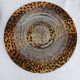 5 large flat plastic plates