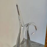 Blown glass vase stamped Art Vannes France