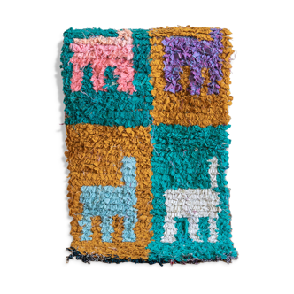 Tapis berbère boucherouite 53x102cm