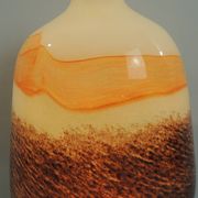 Vase à fleurs en verre  multicolore de Murano/vintage