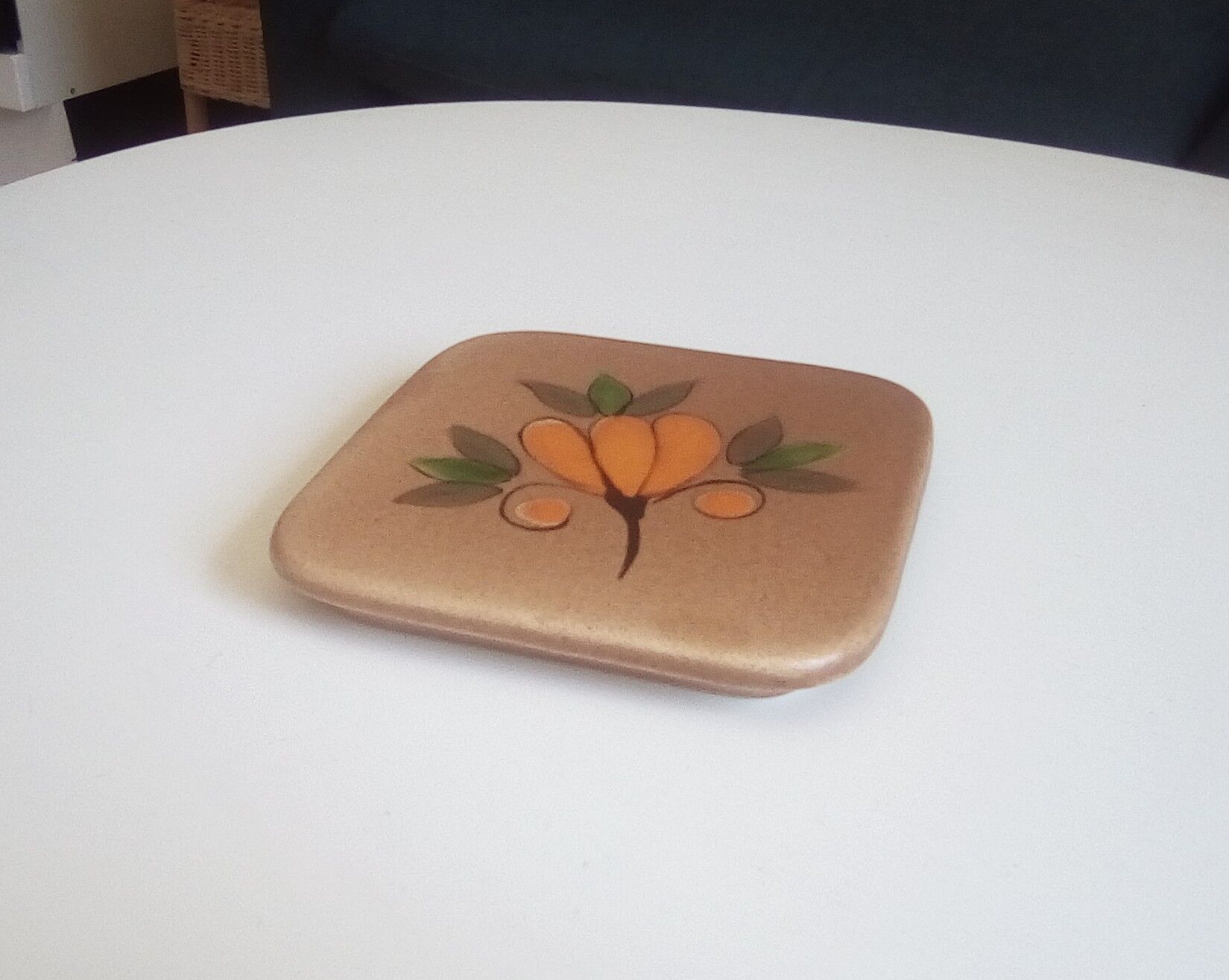 Vintage sandstone dish bottom