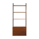 Poul Cadovius rosewood wall unit for Cado, Denmark 1960s.