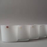 Iittala I-Lasi verre opalin blanc, Timo Sarpaneva, Finlande, années 1960