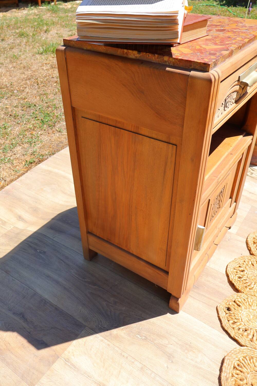 Art Deco bedside table/nightstand