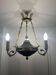 Antique bronze chandelier, Empire style, late 19th century.